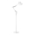 Candeeiro de pé flexível AURIQ 1xE27/60W/230V 184 cm branco