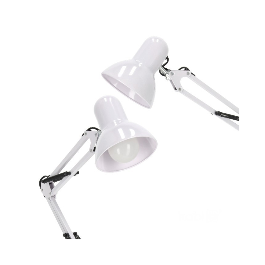 Candeeiro de pé flexível AURIQ 1xE27/60W/230V 184 cm branco