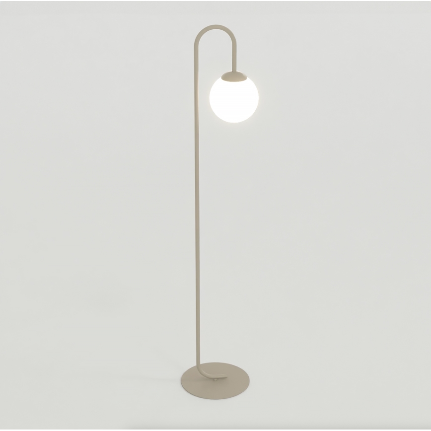 Candeeiro de pé FLOR 1xE14/10W/230V bege