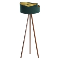 Candeeiro de pé GALAXY 1xE27/60W/230V verde/wengué