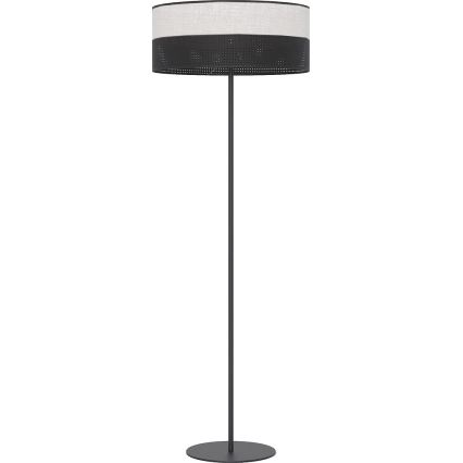 Candeeiro de pé KARBON 1xE27/15W/230V preto/cinzento