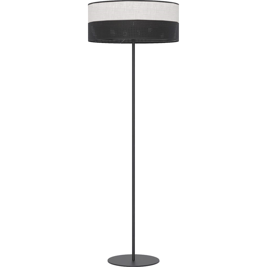 Candeeiro de pé KARBON 1xE27/15W/230V preto/cinzento