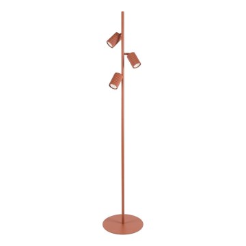 Candeeiro de pé KARBON 3xGU10/10W/230V laranja