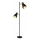 Candeeiro de pé LED 1xE27/7W/230V 2700K preto