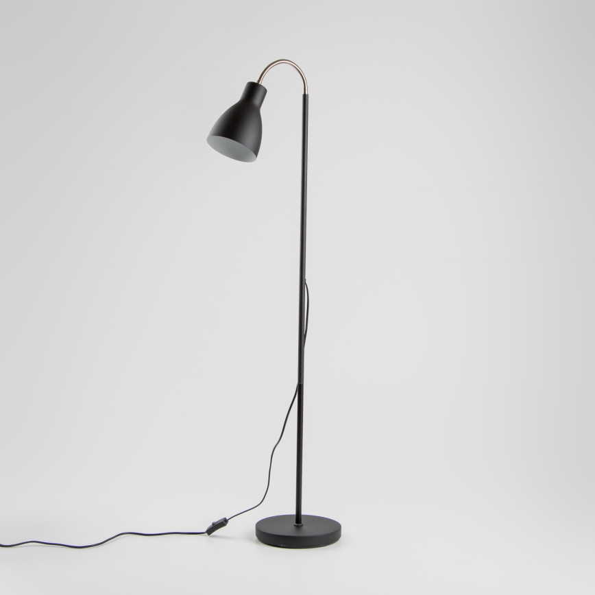 Candeeiro de pé LED 1xE27/7W/230V preto