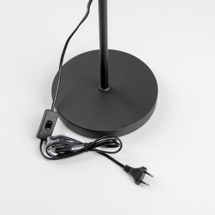 Candeeiro de pé LED 1xE27/7W/230V preto