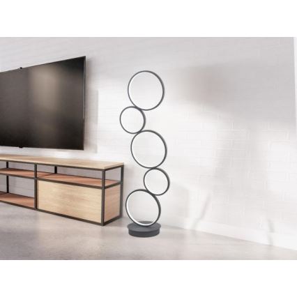 Candeeiro de pé LED dimável LED/85W/230V 3000-6500K + controlo remoto