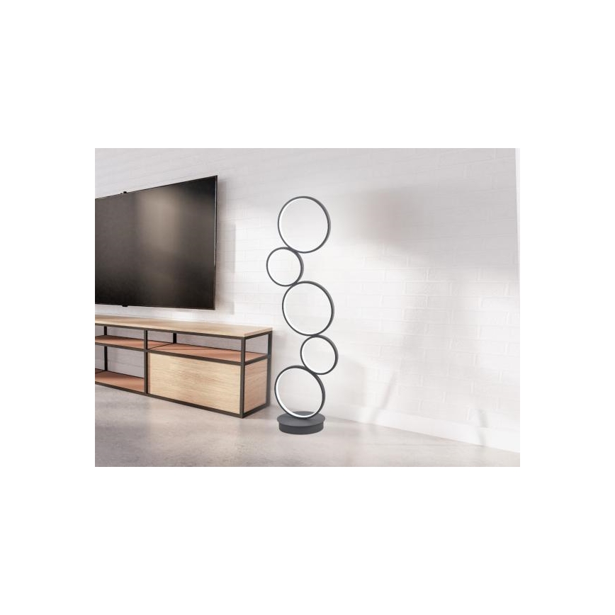 Candeeiro de pé LED dimável LED/85W/230V 3000-6500K + controlo remoto