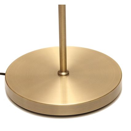 Candeeiro de pé LED regulável NORA LED/25W/230V 2200/3000/4000K + LED/5W 3000K dourado + comando remoto