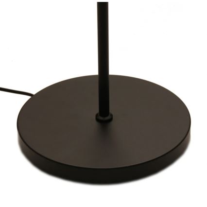 Candeeiro de pé LED regulável NORA LED/25W/230V 2200/3000/4000K + LED/5W 3000K preto + controlo remoto