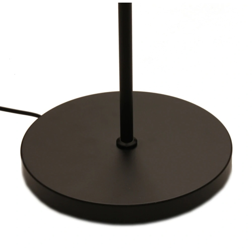 Candeeiro de pé LED regulável NORA LED/25W/230V 2200/3000/4000K + LED/5W 3000K preto + controlo remoto