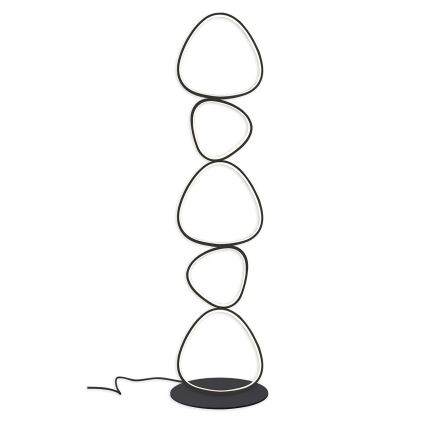 Candeeiro de pé LED PETRA LED/48W/230V preto