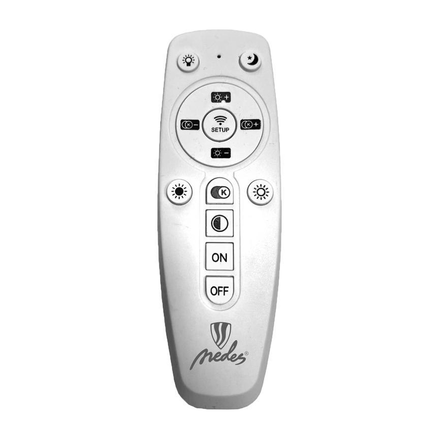 Candeeiro de pé LED regulável LED/85W/230V 3000-6500K + controlo remoto