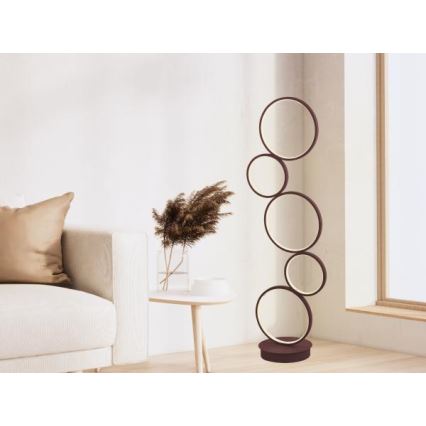 Candeeiro de pé LED regulável LED/85W/230V 3000-6500K + controlo remoto