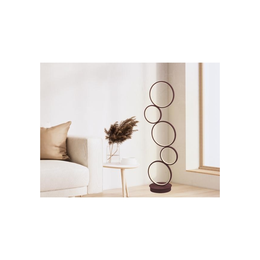 Candeeiro de pé LED regulável LED/85W/230V 3000-6500K + controlo remoto