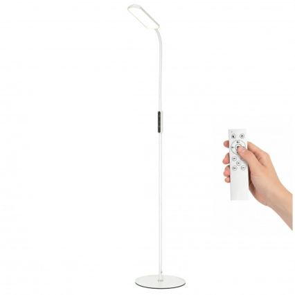 Candeeiro de pé LED dimerizável TEILO LED/10W/230V 3000/4000/6500K branco + controlo remoto