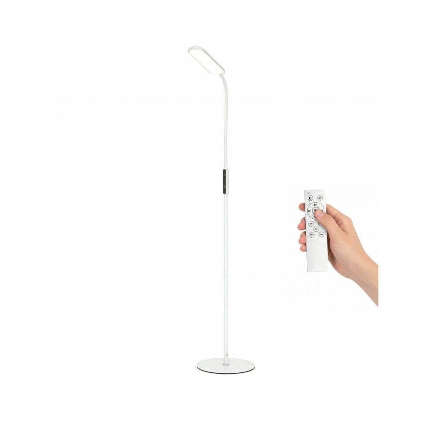 Candeeiro de pé LED dimerizável TEILO LED/10W/230V 3000/4000/6500K branco + controlo remoto