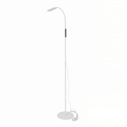 Candeeiro de pé LED dimerizável TEILO LED/10W/230V 3000/4000/6500K branco + controlo remoto