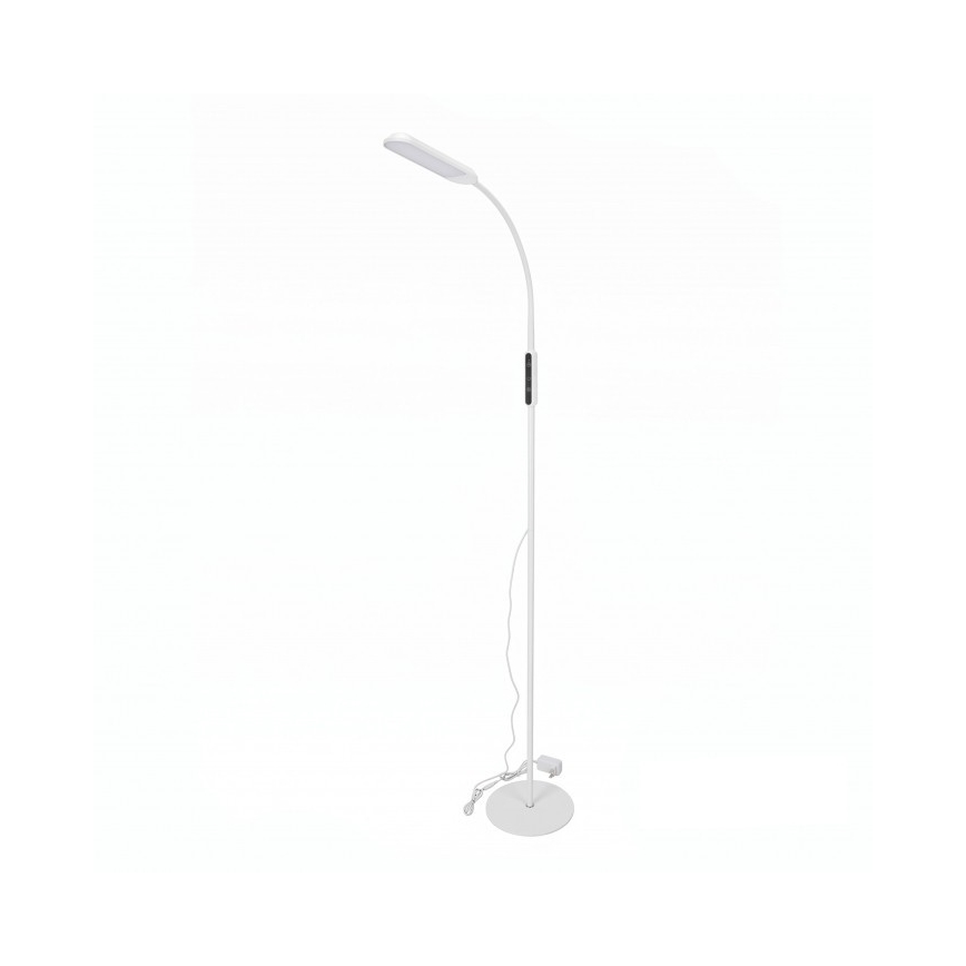 Candeeiro de pé LED dimerizável TEILO LED/10W/230V 3000/4000/6500K branco + controlo remoto