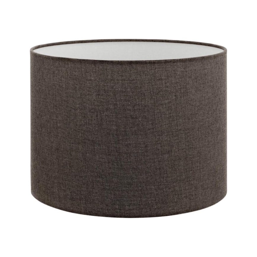 Candeeiro de pé LED TUNJA 1xE27/20W/230V diâmetro 30 cm cromo mate/castanho