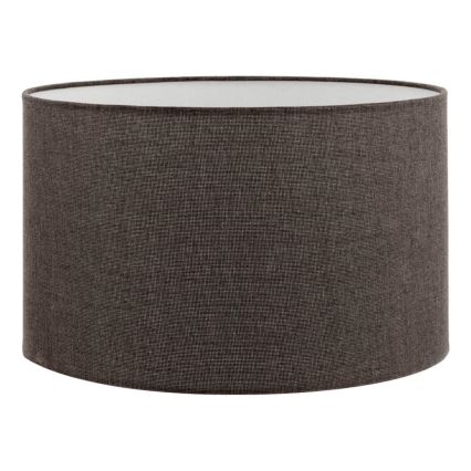 Candeeiro de pé LED TUNJA 1xE27/20W/230V diâmetro 38 cm preto/castanho