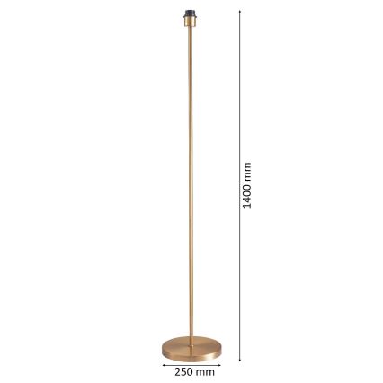 Candeeiro de pé LED TUNJA 1xE27/20W/230V Ø 30 cm dourado/taupe