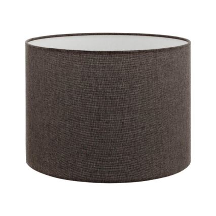 Candeeiro de pé LED TUNJA 1xE27/20W/230V Ø 30 cm preto/castanho