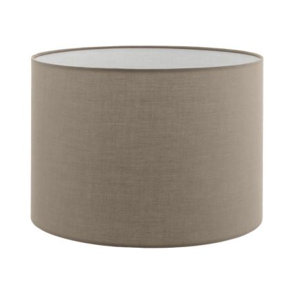 Candeeiro de pé LED TUNJA 1xE27/20W/230V Ø 30 cm preto/taupe