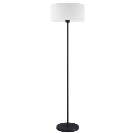 Candeeiro de pé LED TUNJA 1xE27/20W/230V Ø 38 cm preto/branco
