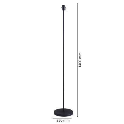 Candeeiro de pé LED TUNJA 1xE27/20W/230V, Ø 38 cm, preto/castanho