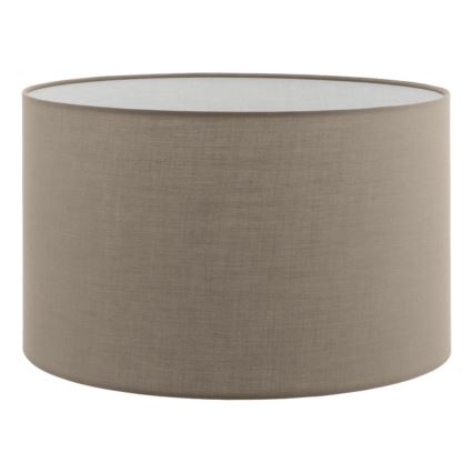 Candeeiro de pé LED TUNJA 1xE27/20W/230V Ø 38 cm preto/taupe