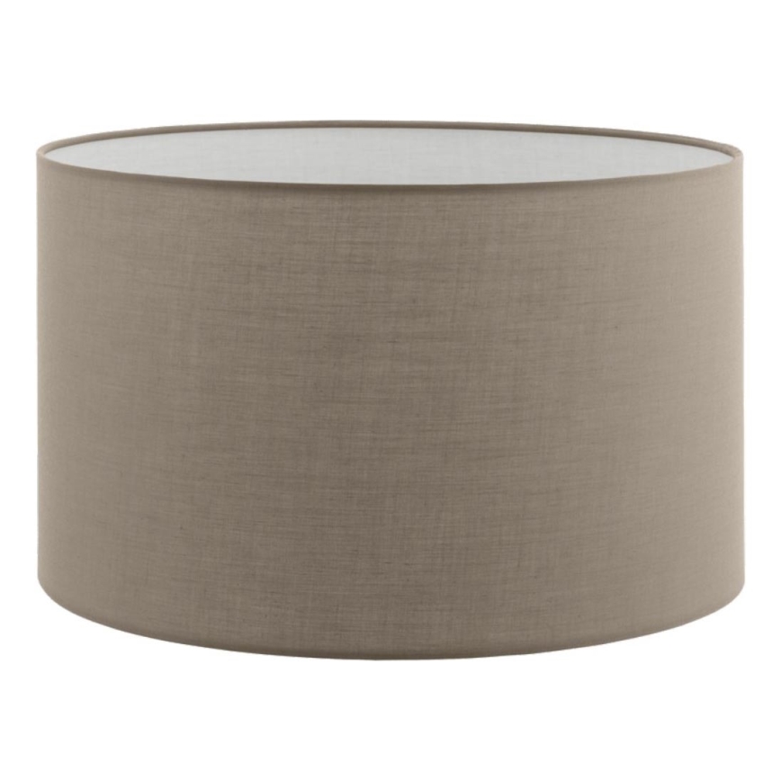 Candeeiro de pé LED TUNJA 1xE27/20W/230V Ø 38 cm preto/taupe