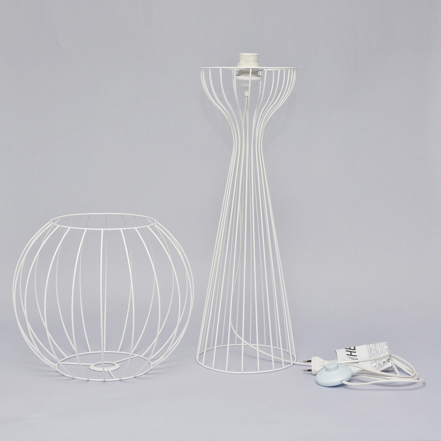 Candeeiro de pé MERCURE 1xE27/15W/230V branco