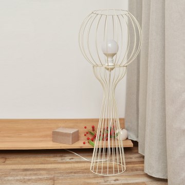 Candeeiro de pé MERCURE 1xE27/15W/230V creme