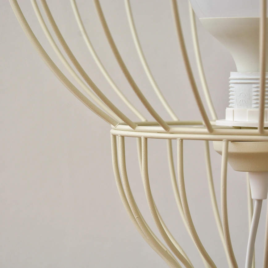 Candeeiro de pé MERCURE 1xE27/15W/230V creme