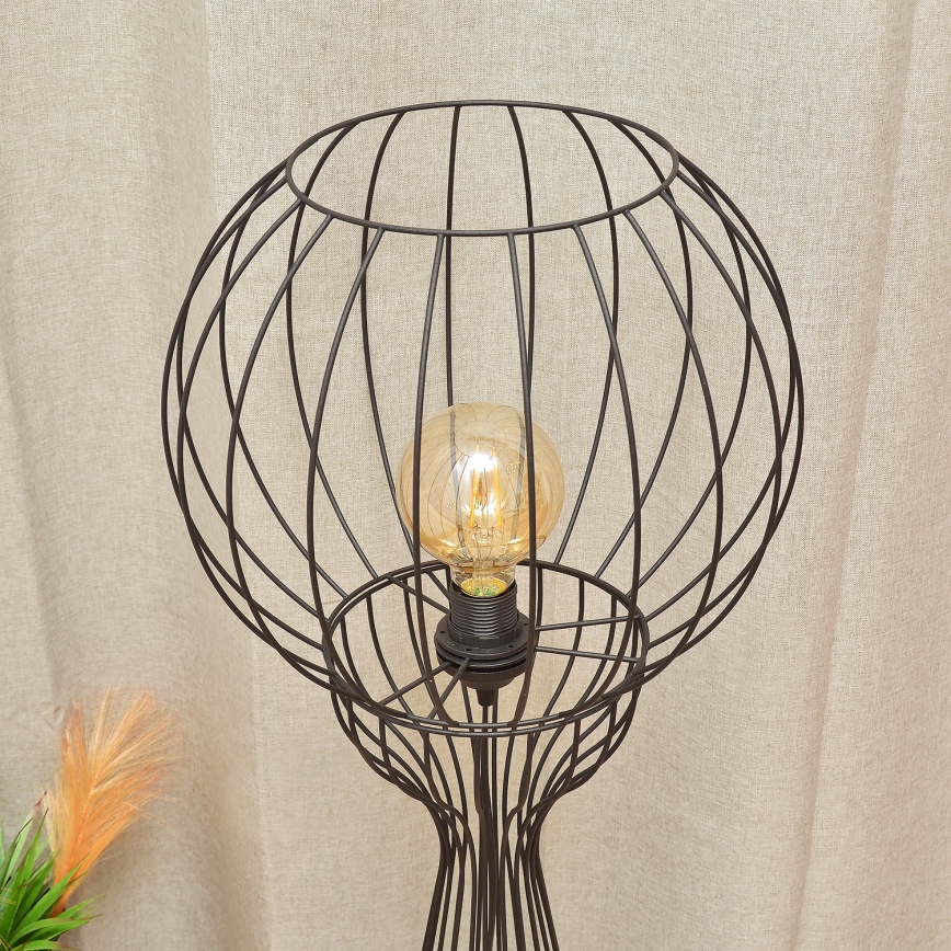 Candeeiro de pé MERCURE 1xE27/15W/230V preto