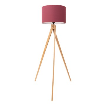 Candeeiro de pé NATT 1xE27/15W/230V vermelho