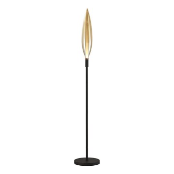 Candeeiro de pé NORDIC 1xG9/5W/230V preto/bege fumado
