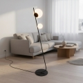 Candeeiro de pé TATU 2xG9/8W/230V preto