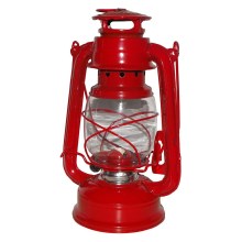 Candeeiro de querosene 24 cm vermelho