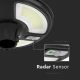 Candeeiro de rua LED com sensor LED/10W/3,2V 6500K IP65 + controlo remoto
