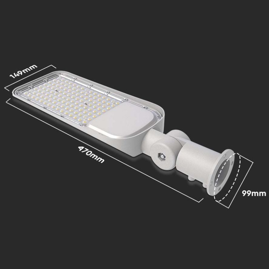 Candeeiro de rua LED com sensor SAMSUNG CHIP LED/50W/230V 4000K IP65