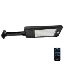 Candeeiro de rua solar LED com regulação e sensor LED/7W/7,4V + controlo remoto
