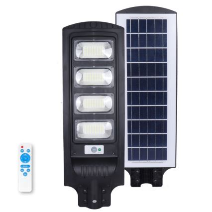 Lâmpada solar de rua LED regulável com sensor URBI LED/11W/3,2V 6500K 15000 mAh IP54 + comando remoto