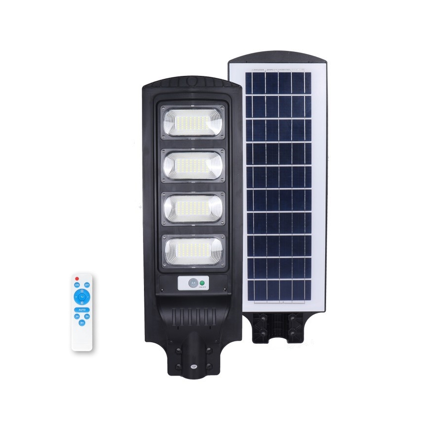 Lâmpada solar de rua LED regulável com sensor URBI LED/11W/3,2V 6500K 15000 mAh IP54 + comando remoto