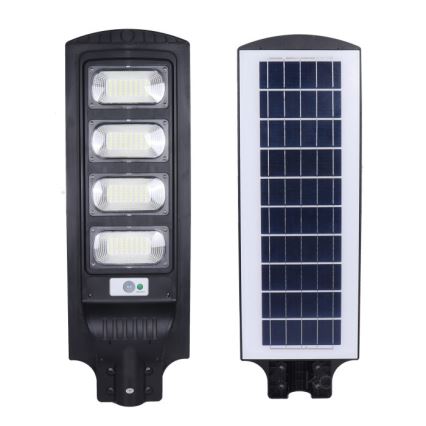Lâmpada solar de rua LED regulável com sensor URBI LED/11W/3,2V 6500K 15000 mAh IP54 + comando remoto