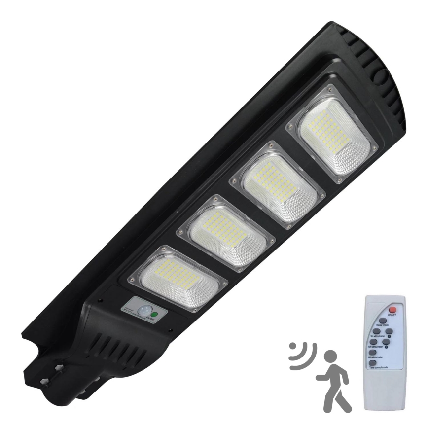 Candeeiro de rua solar LED com um sensor STREET LED/15W/3,2V 15000 mAh IP65 + comando
