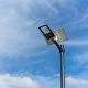 Candeeiro de rua solar híbrido regulável LED/50W/230V 4000K IP65 50000 mAh + comando