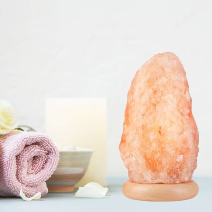 Candeeiro de sal SALLY 1xE14/25W/230V Amieiro 4,4 kg