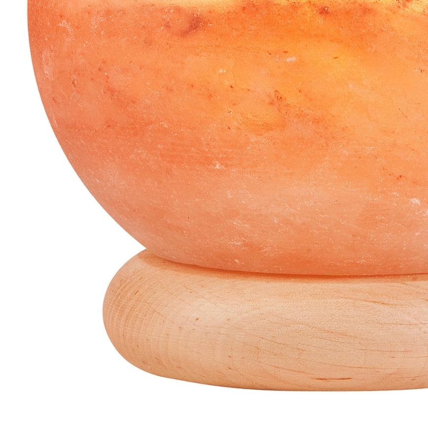 Candeeiro de sal SALLY 1xE14/25W/230V Amieiro 4,4 kg